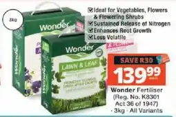 Checkers Wonder Fertiliser offer