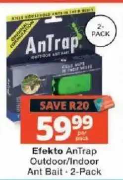 Checkers Efekto AnTrap Outdoor/Indoor Ant Bait offer