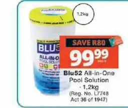 Checkers Blu52 All-in-One Pool Solution offer