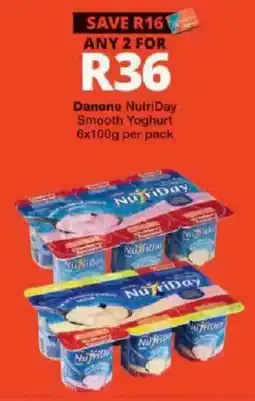 Checkers Danone NutriDay Smooth Yoghurt offer