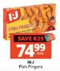 Checkers I&J Fish Fingers offer
