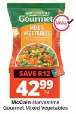 Checkers McCain Harvestime Gourmet Mixed Vegetables offer