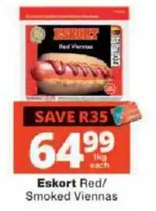 Checkers Eskort Red/Smoked Viennas offer