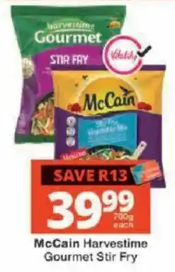 Checkers McCain Harvestime Gourmet Stir Fry offer