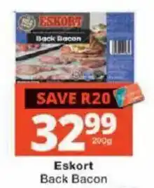 Checkers Eskort Back Bacon offer