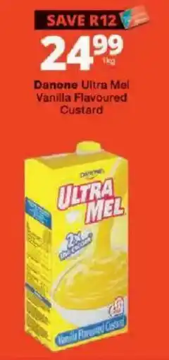 Checkers Danone Ultra Mel Vanilla Flavoured Custard offer