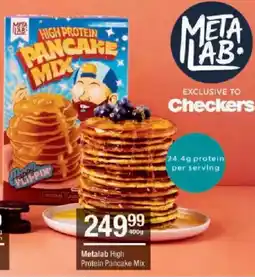 Checkers Metalab High Protein Pancake Mix offer