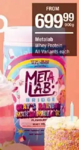 Checkers Metalab Whey Protein offer