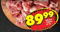 Shoprite Bulk Beef Potjiekos offer