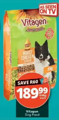 Checkers Vitagen Dog Food offer