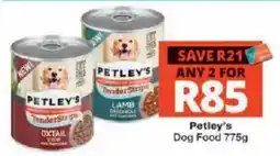 Checkers Petley's Dog Food offer