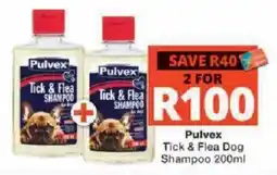 Checkers Pulvex Tick & Flea Dog Shampoo offer