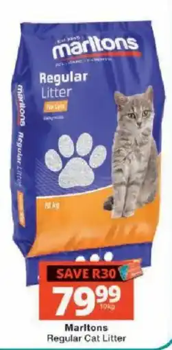 Checkers Marltons Regular Cat Litter offer