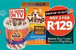 Checkers Beeno Dog Treats/Biscuits offer