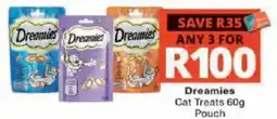 Checkers Dreamies Cat Treats Pouch offer