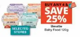 Checkers Umatie Baby Food offer