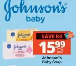 Checkers Johnson's Baby Soap offer