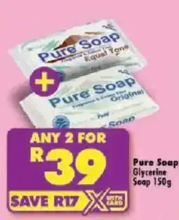 Shoprite Pure Soap offer