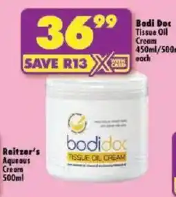 Shoprite bodidoc Tissue Oil Cream offer
