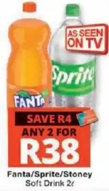 Checkers Fanta/Sprite/Stoney Soft Drink offer