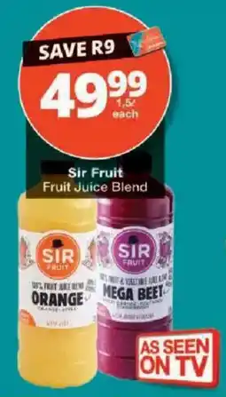 Checkers Sir Fruit Fruit Juice Blend offer
