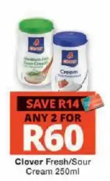 Checkers Clover Fresh/Sour Cream offer