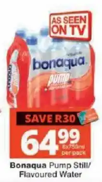 Checkers Bonaqua Pump Still/ Flavoured Water offer