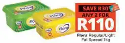 Checkers Flora Regular/Light Fat Spread offer