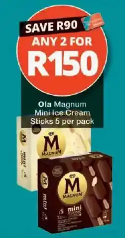 Checkers Ola Magnum Mini Ice Cream Sticks offer