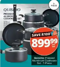 Checkers Quisimo Pressed Aluminium Cookware Set offer