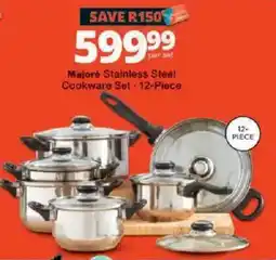Checkers Majoré Stainless Steel Cookware Set offer