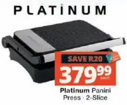 Checkers Platinum Panini Press offer