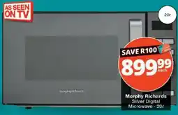 Checkers Morphy Richards Silver Digital Microwave offer