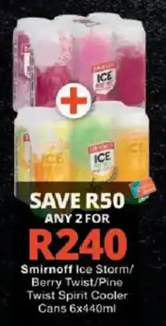 Checkers Smirnoff Ice Storm offer