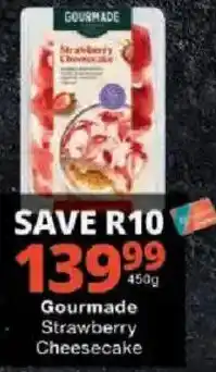 Checkers Gourmade Strawberry Cheesecake offer