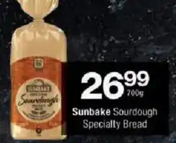 Checkers Sunbake Sourdough Specialty Bread offer