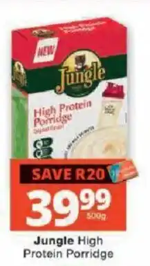 Checkers Jungle High Protein Porridge offer