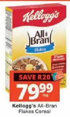 Checkers Kellogg's All-Bran Flakes Cereal offer