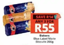 Checkers Bakers Blue Label Marie Biscuits offer