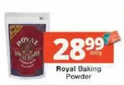 Checkers Royal Baking Powder offer
