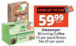 Checkers Closemyer Slimming Coffee offer