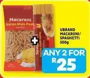 Usave Macaroni/ spaghetti offer