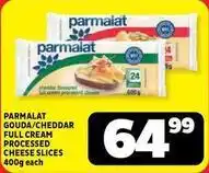 Usave Parmalat - goula/cheddar full cream processed cheese slices offer