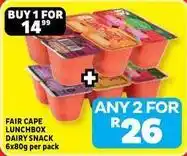 Usave Fair cape - lunchbox dairy snack offer