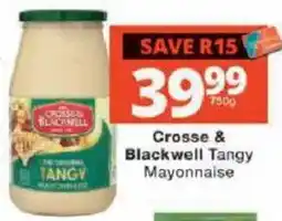 Checkers Crosse & Blackwell Tangy Mayonnaise offer