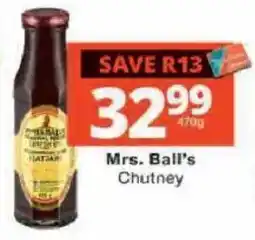 Checkers Mrs. Bali's Chutney offer