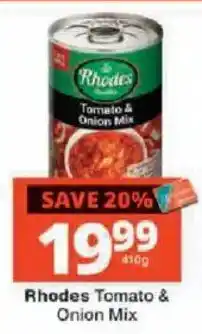 Checkers Rhodes Tomato & Onion Mix offer