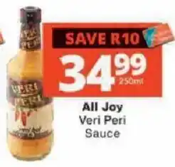 Checkers All Joy Veri Peri Sauce offer