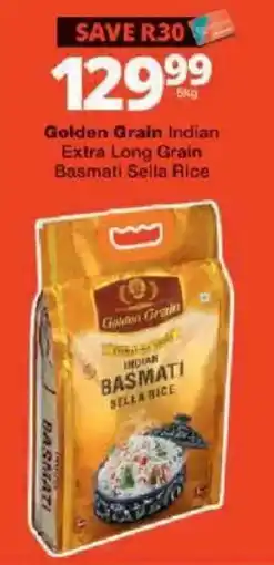 Checkers Golden Grain Indian Basmati Sella Rice offer
