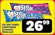 Usave Sta-soft - fabric conditioner offer
